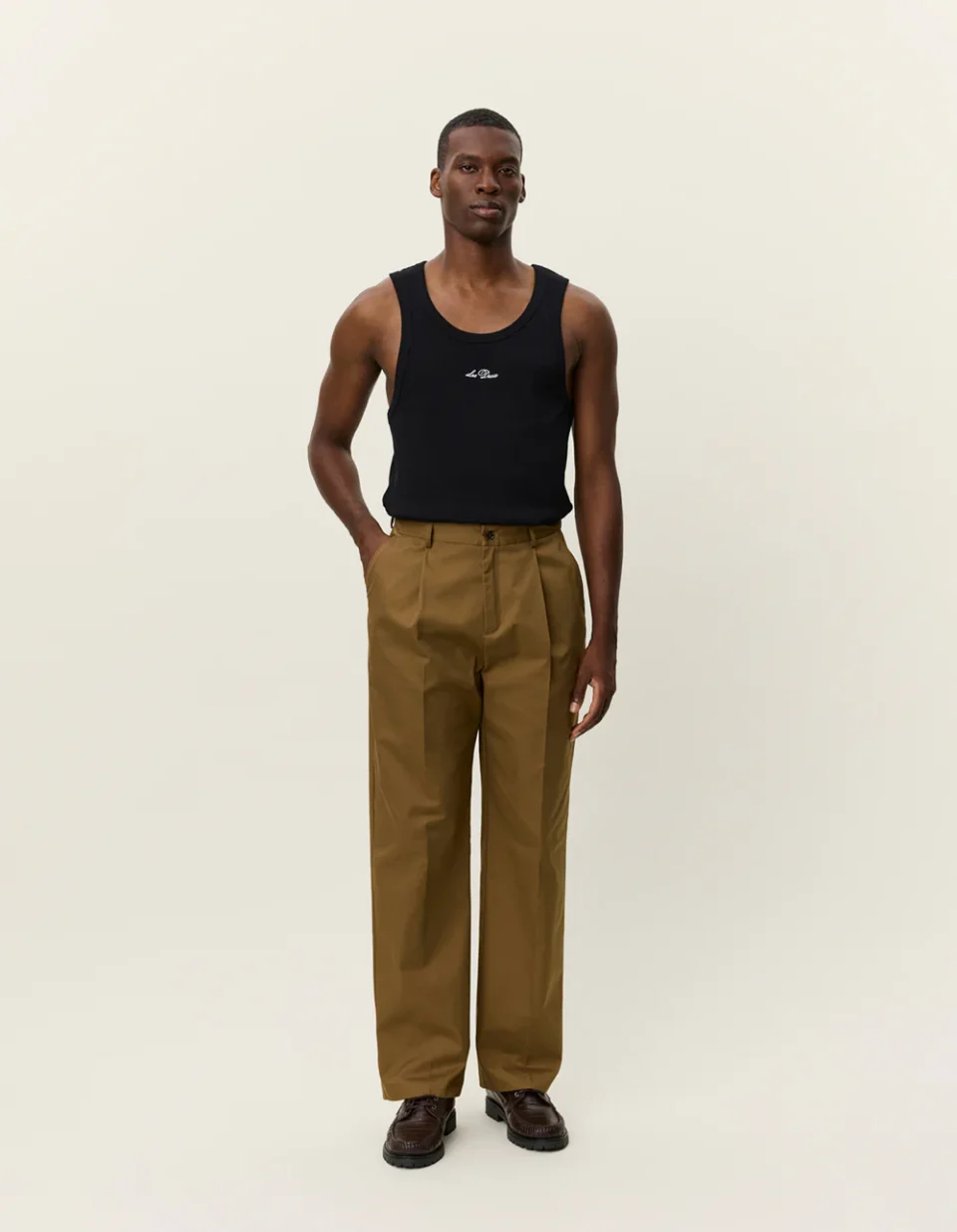 Les Deux - Reece Pleated Heavy Twill Pants