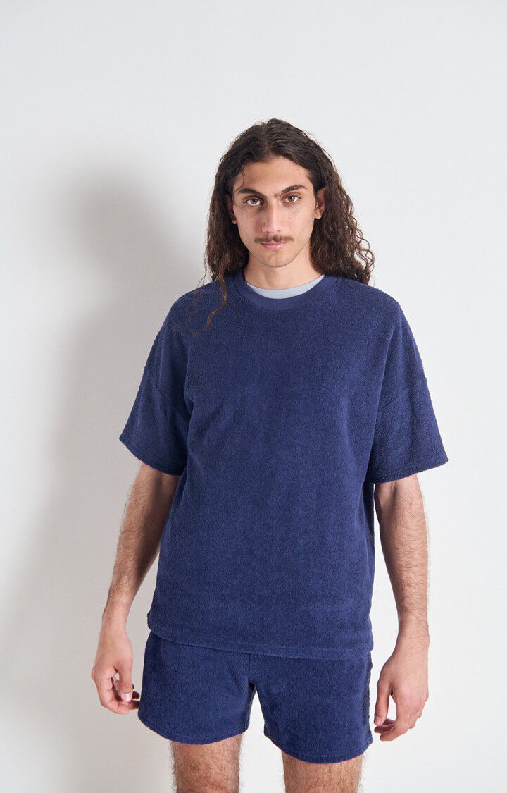 American Vintage - TSHIRT MC COL CHEMISE