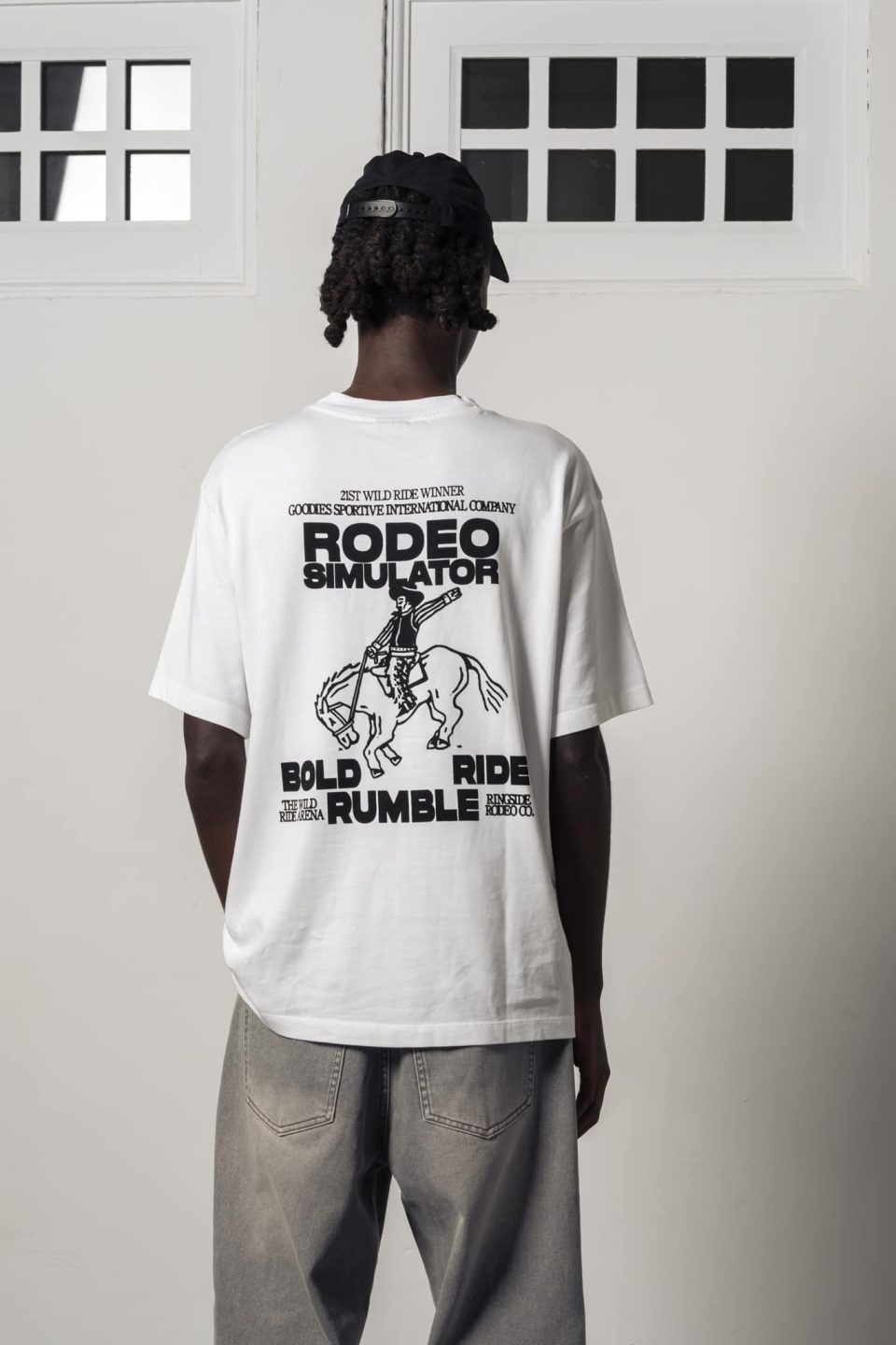Goodies Sportive - Rodeo Simulator White Tee