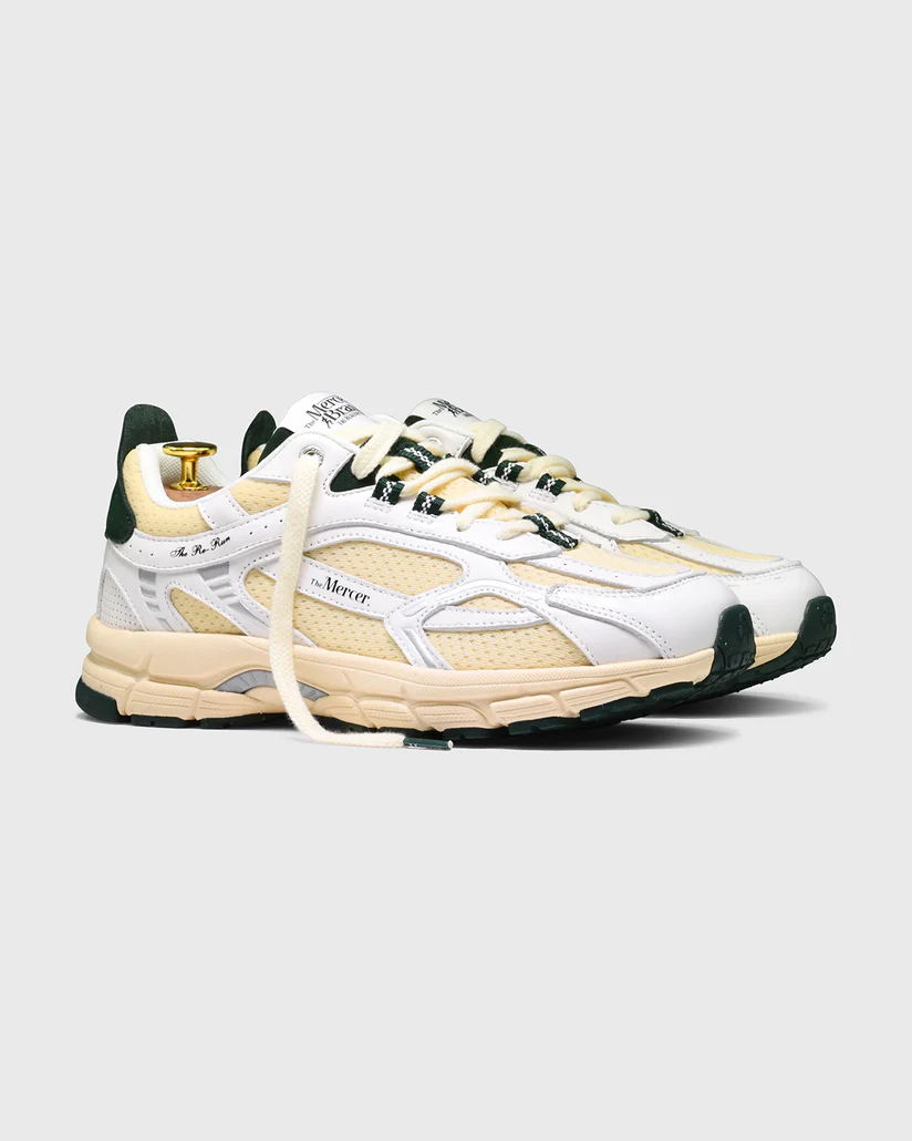 Mercer - Re-Run Vinatge Nappa White/Green