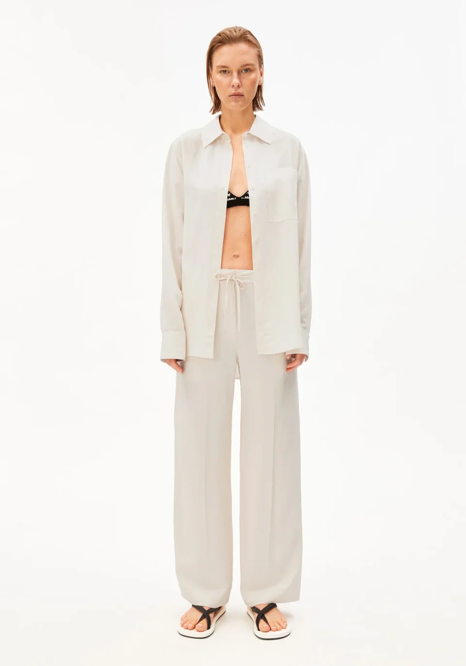 Armed Angels - Linen Blend Straight Leg Pants