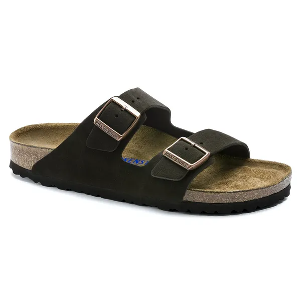 BirkenStock - Arizona  Mocca Soft Footbed Suede Leather Unisex